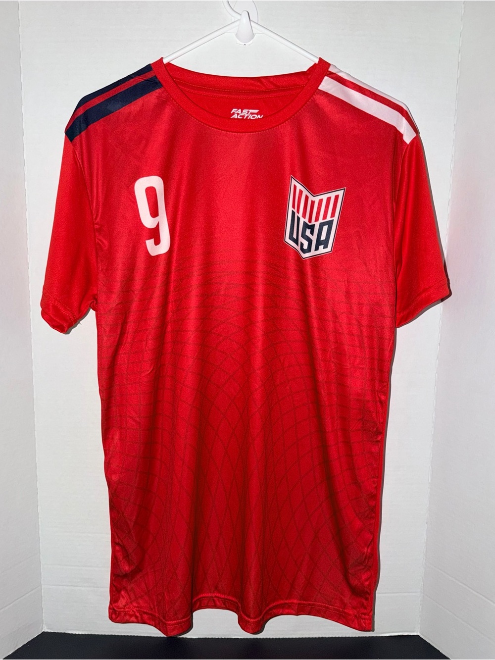 USA Red Men's Jersey Shirt - Number 9
